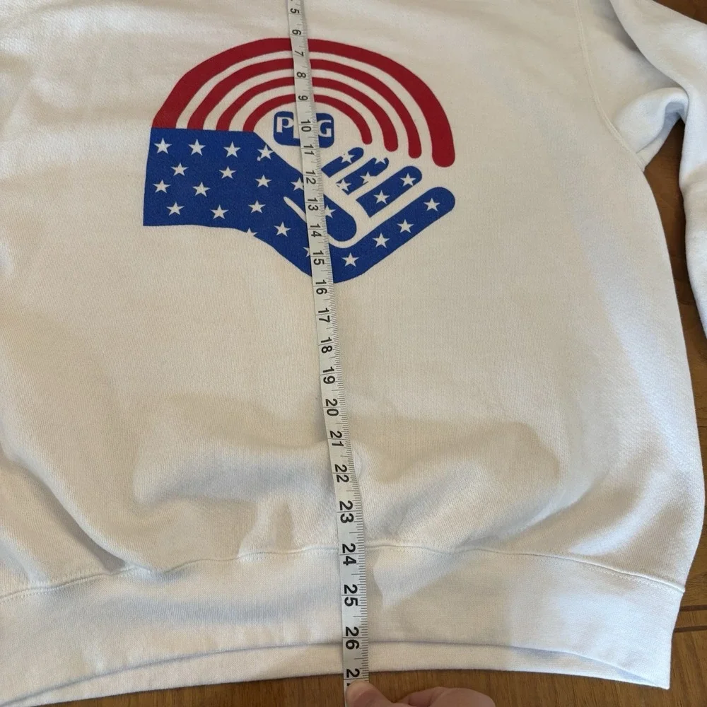 Lee vintage Sweatshirt pPG Americana‎ Sz Large Unisex Cotton Blend - Picture 11 of 11